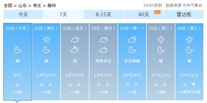 滕州寒意渐浓最新天气预报→不朽情缘正版小